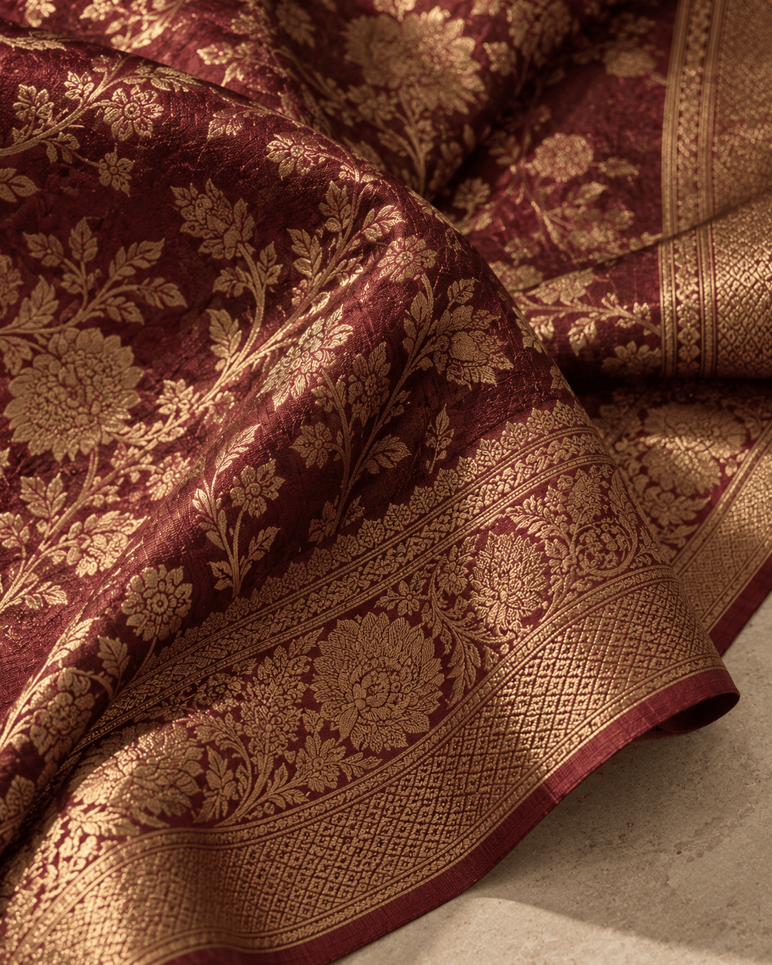 Banarasi silk textile